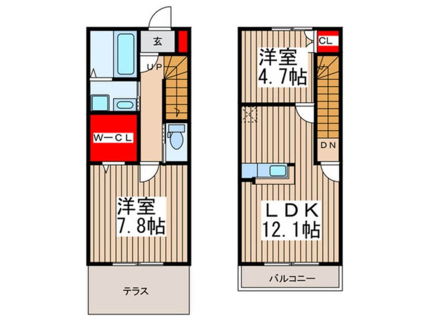間取図 エピナールイースト