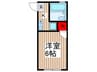 コーポ翼 1Rの間取り
