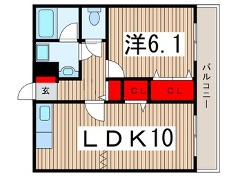 間取図 サンプラ－ジユ清瀬