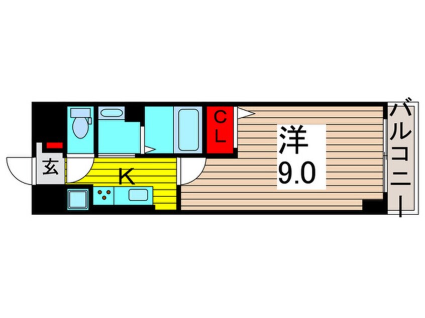 間取図 クリスタルコ－ト