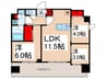 アーバネックス北上野 3LDKの間取り