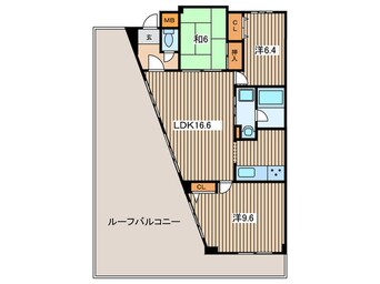 間取図 バ－ドタウン２番館