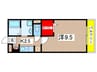 ア－バン　レクサス 1Kの間取り
