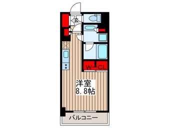 間取図 ザ・パークハビオ月島フロント