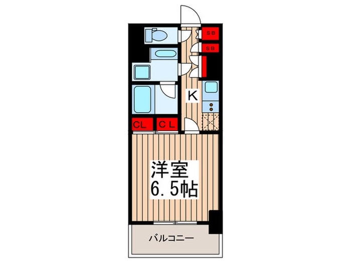 間取り図 ザ・パークハビオ月島フロント