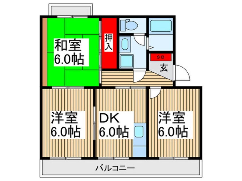 間取図 エスペランサふじみ野