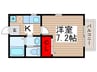 Ｌｕｎａ末広 1Kの間取り