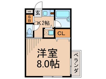 間取図 BIT渋谷常磐松(203)