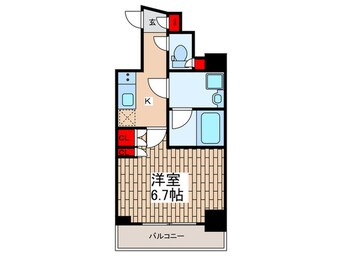 間取図 メインステージ押上Ⅴ（603）