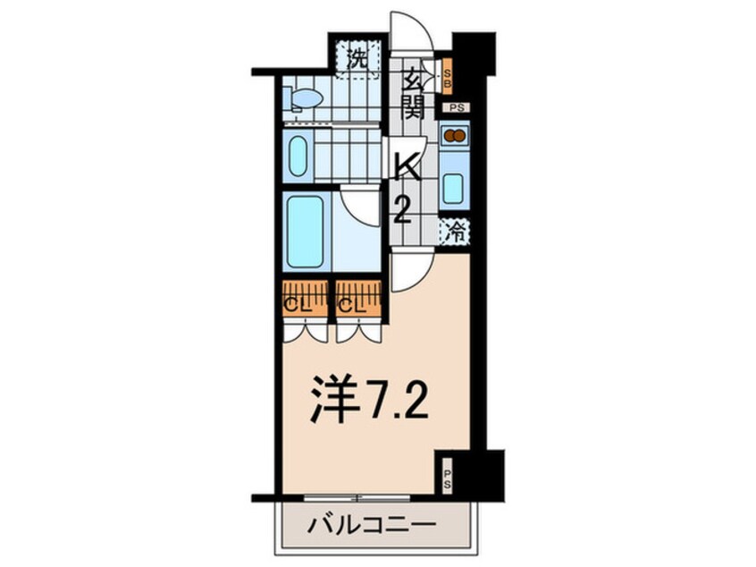 間取図 パークハビオ渋谷