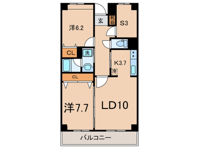 間取図 目黒本町マンション