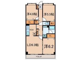 間取図 目黒本町マンション