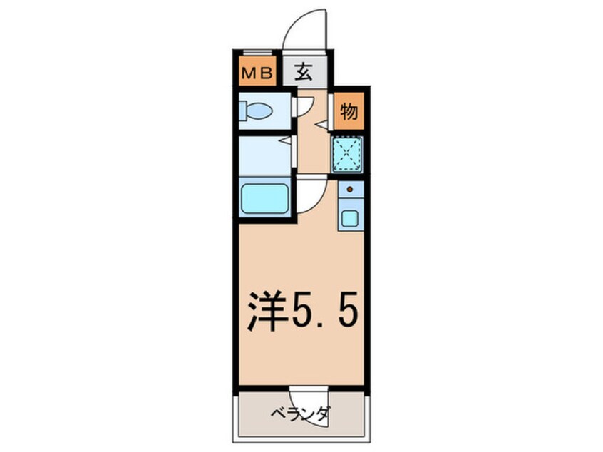 間取図 ピアンタ川崎