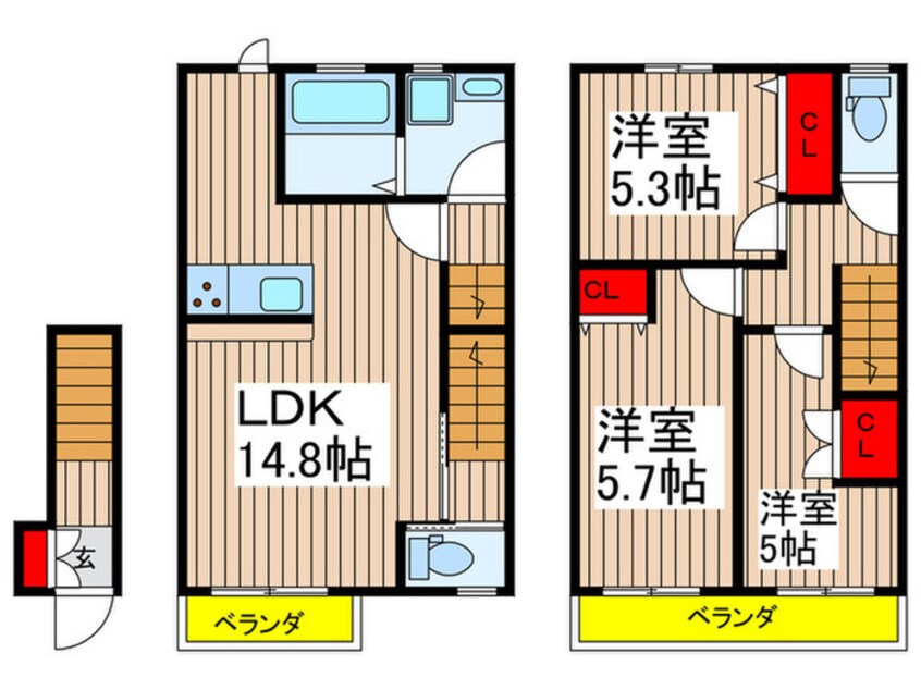 間取図 アルマコート志木