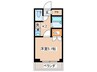 カスティ－ロ聖蹟 1Kの間取り