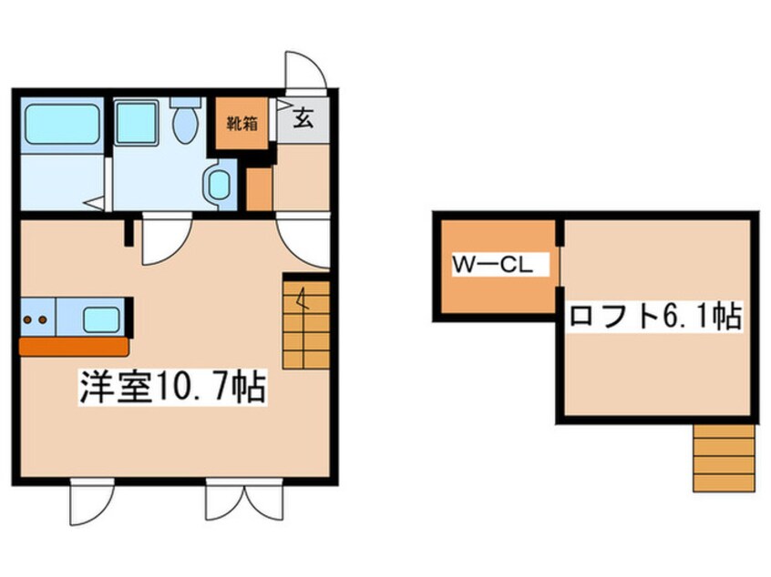 間取図 Prima　la　fonte