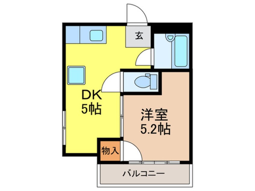 間取図 岩間ビル