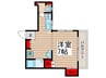 カーサ・Ｍ　Ｋ 1Rの間取り