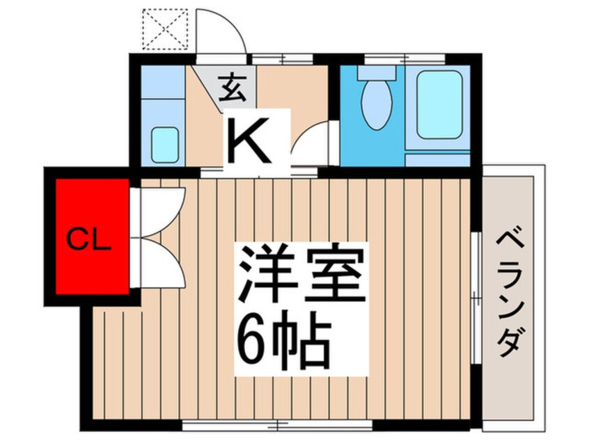 間取図 マ－ブルハイツ