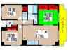 ハーヴェスト本郷 3LDKの間取り