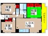 ハーヴェスト本郷 3LDKの間取り