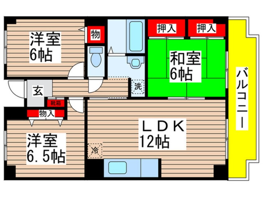 間取図 ハーヴェスト本郷