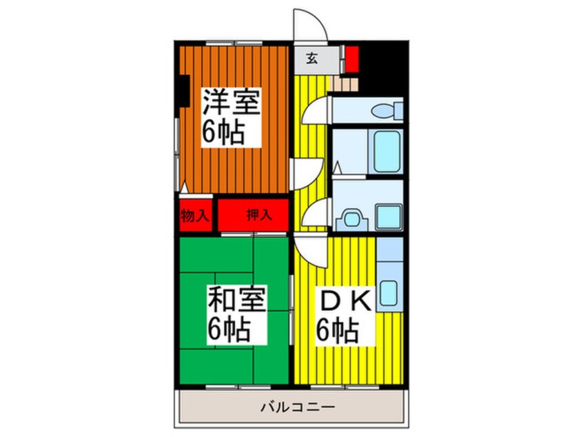 間取図 メゾン・ベルジュ