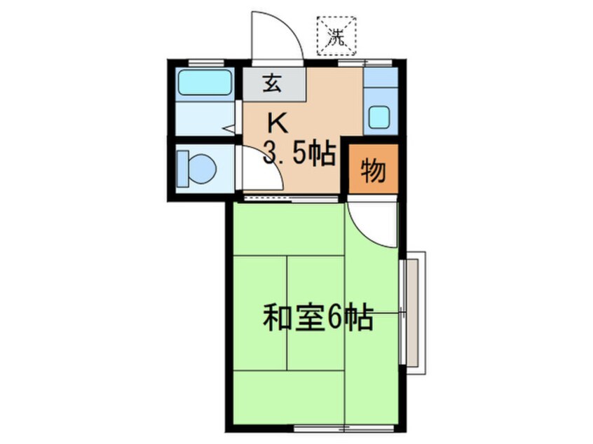 間取図 島田荘３