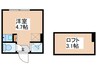 AIR秋葉原 1Rの間取り