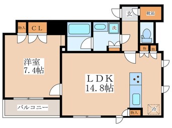 間取図 REGALIZ月島BAYSIDE COURT(704)