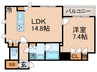 REGALIZ月島BAYSIDE COURT(704) 1LDKの間取り