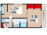 ワコーレ千住Ａ棟 1LDKの間取り