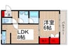 ワコーレ千住Ａ棟 1LDKの間取り