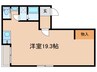 バウムハウス本宿 1Rの間取り