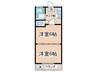 さくら通りハイツ 2Kの間取り