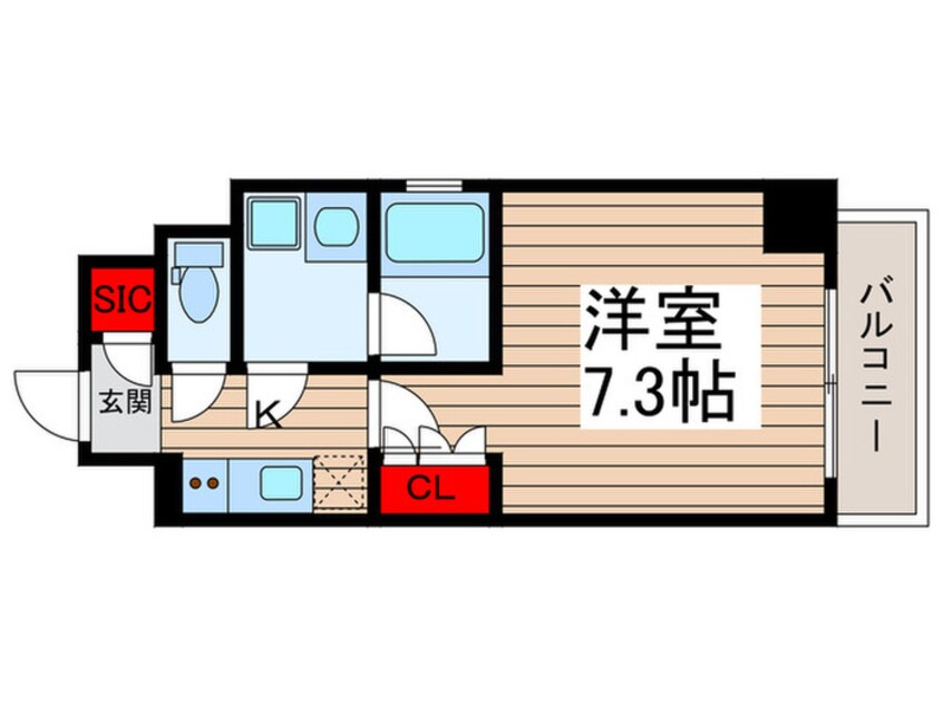 間取図 シーズンフラッツ本所吾妻橋