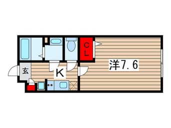 間取図 ソレイユ稲毛