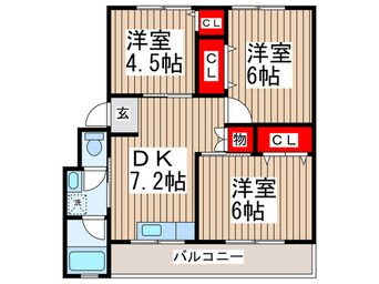 間取図 秋山コーポラス