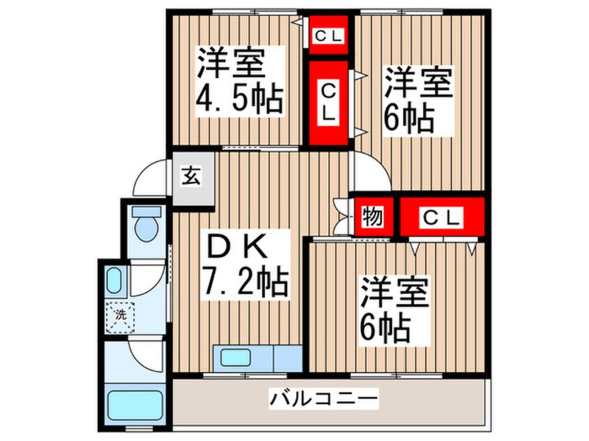 間取図 秋山コーポラス