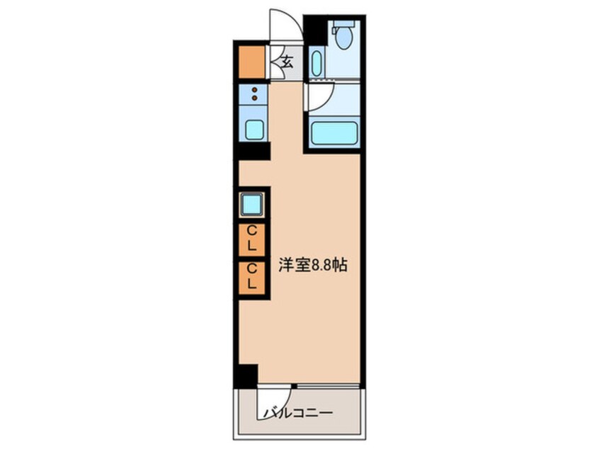 間取図 カスタリア市ヶ谷