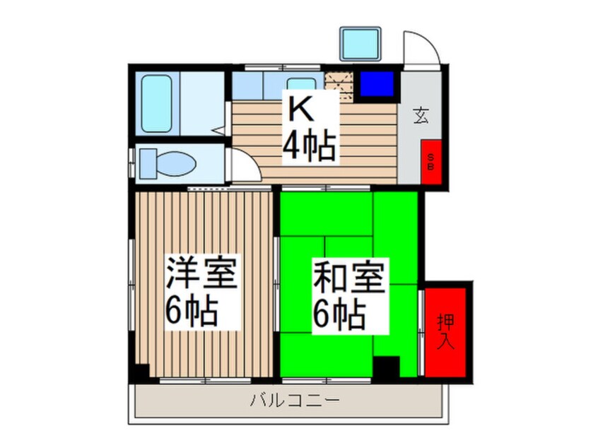 間取図 ヴェルドミ－ル