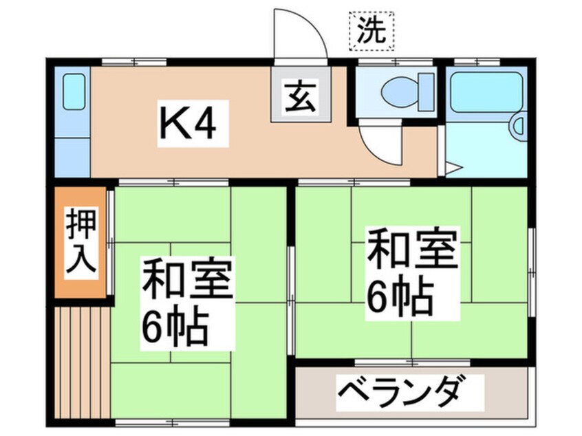 間取図 小嶋第２ハイツ