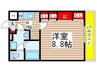 グレイス本千葉 1Kの間取り