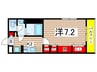 グレイス本千葉 1Kの間取り