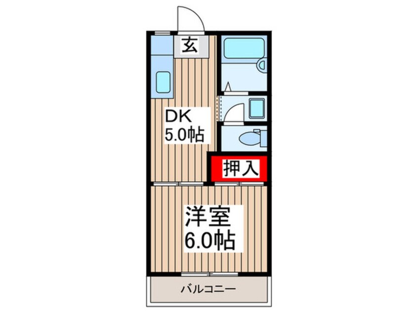 間取図 エクセレント賢