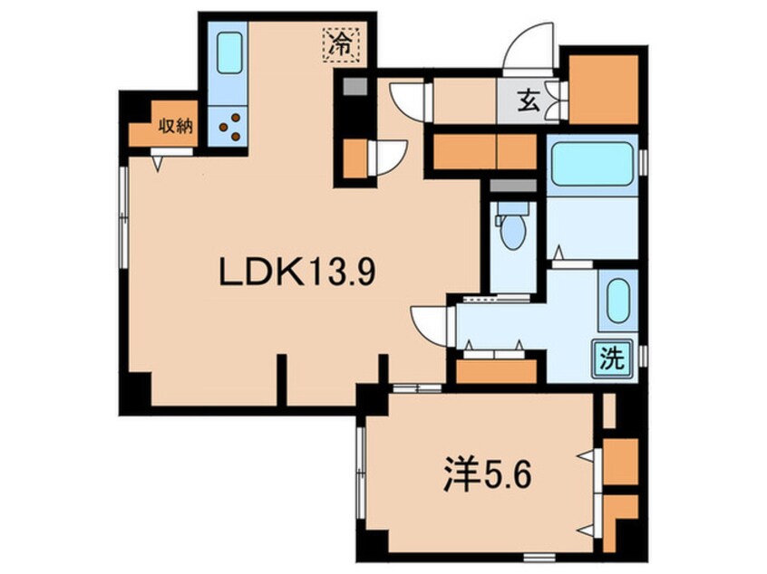 間取図 飯田橋ハウス