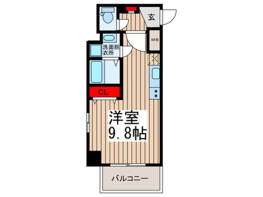 間取図 LUNIQ亀戸