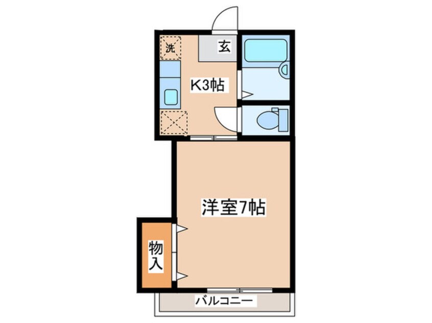 間取図 ベルハイム21