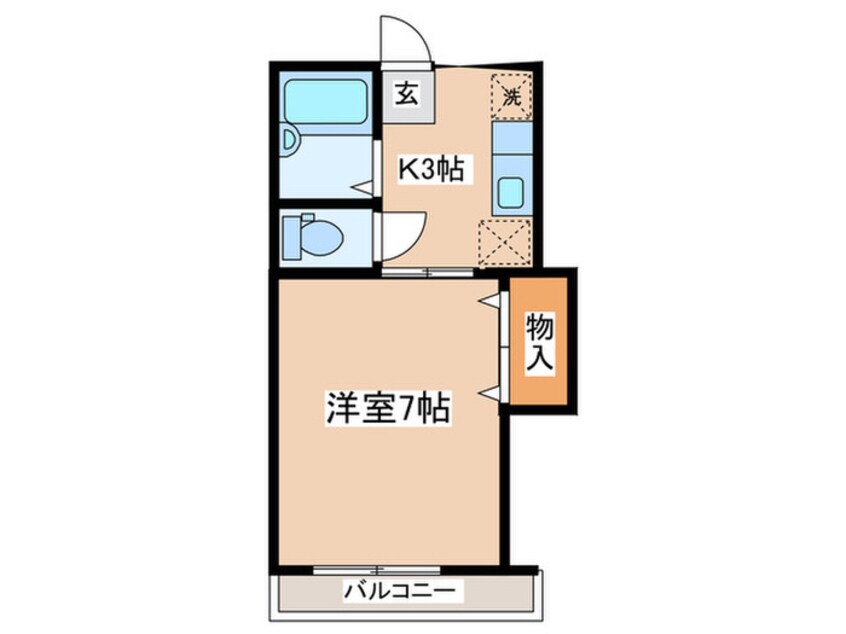 間取図 ベルハイム21