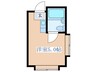 クリエイトビル 1Rの間取り